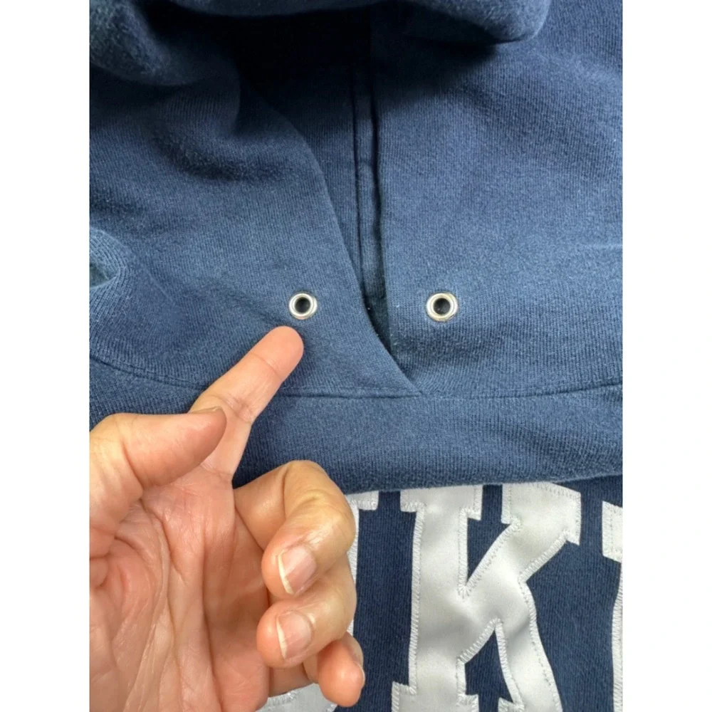 The Cotton Exchange Duke‎ University Hoodie Navy Blue Small USA Made Sweatshirt
